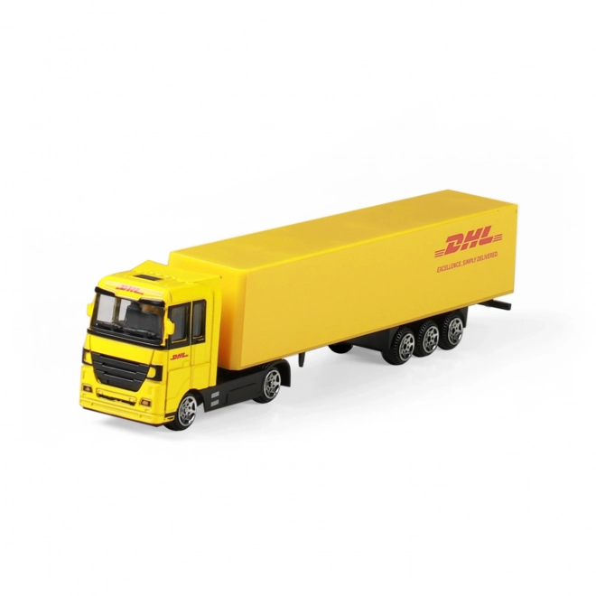 DHL Truck with Trailer Toy