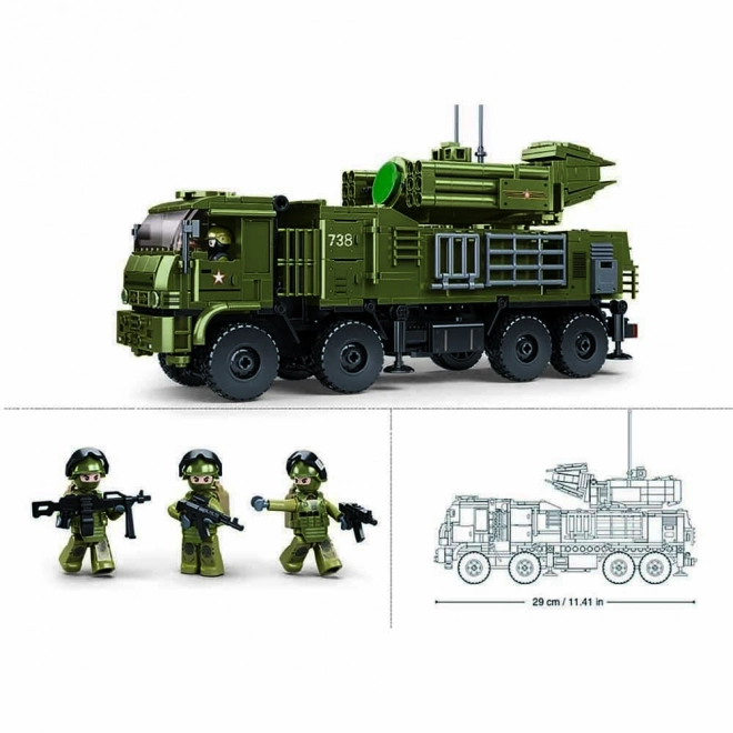 Model Building Kit Pantsir S1S at 1:35 Scale