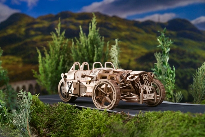 Ugears 3D Wooden Model Tricycle