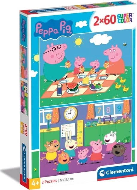 Peppa Pig Double Pack Puzzle for Kids