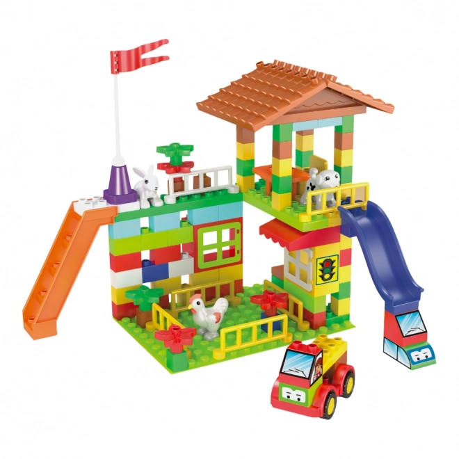 Junior Building Blocks Farm Set