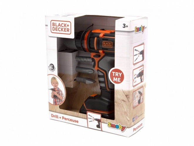 Black + Decker Children's Electronic Drill Set