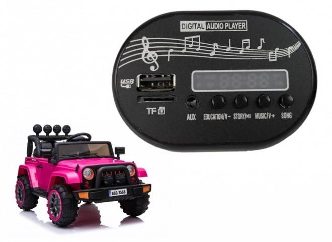 Music Panel for Battery-Powered Car