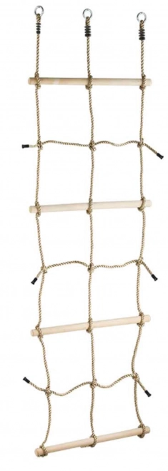 Climbing Net with Wooden Rungs