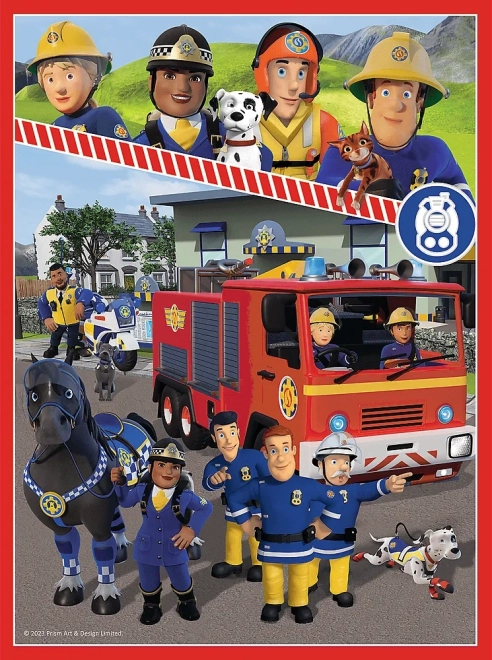 Fireman Sam Team Puzzle Set and Memory Game