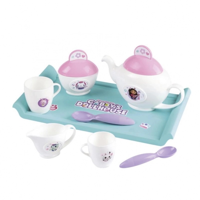 Cat Gabby Playhouse Tea Set with Tray