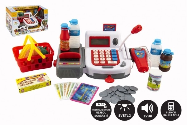 Children's Electronic Cash Register with Accessories