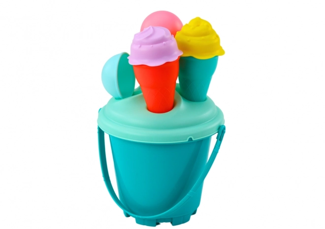 Sand Play Set with Ice Cream Molds