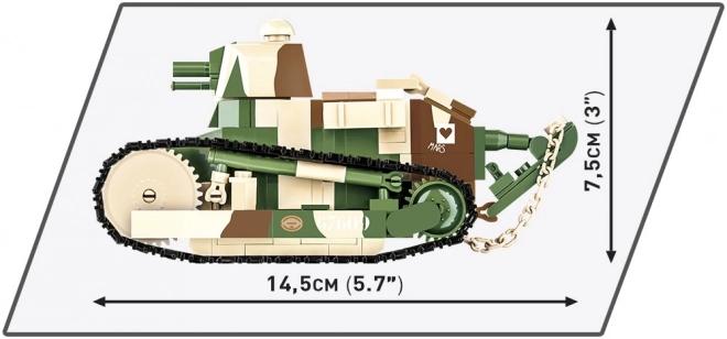 Cobi Great War Renault FT Victory Tank Model