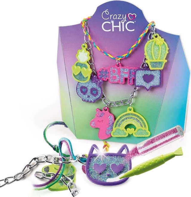 Clementoni Crazy Chic Colorful Pendants Set