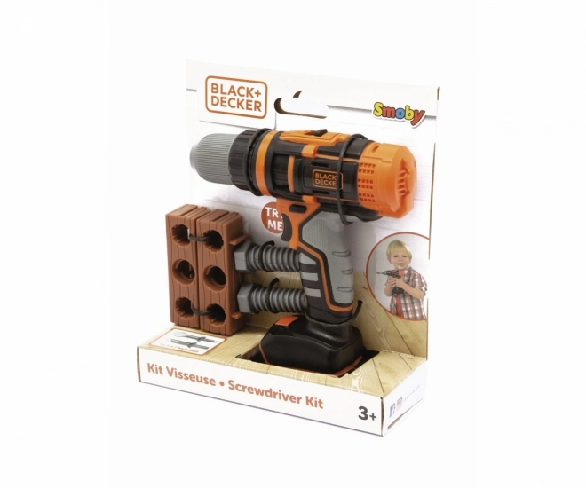 Black & Decker Mechanical Cordless Drill Driver Toy