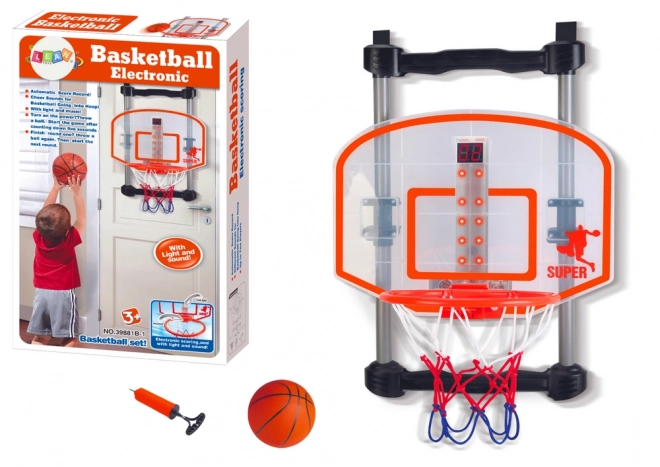 Adjustable Indoor Basketball Hoop Set
