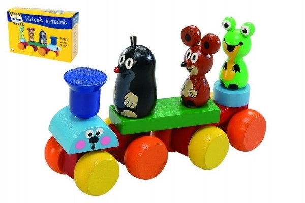 Little Mole Wooden Train Set