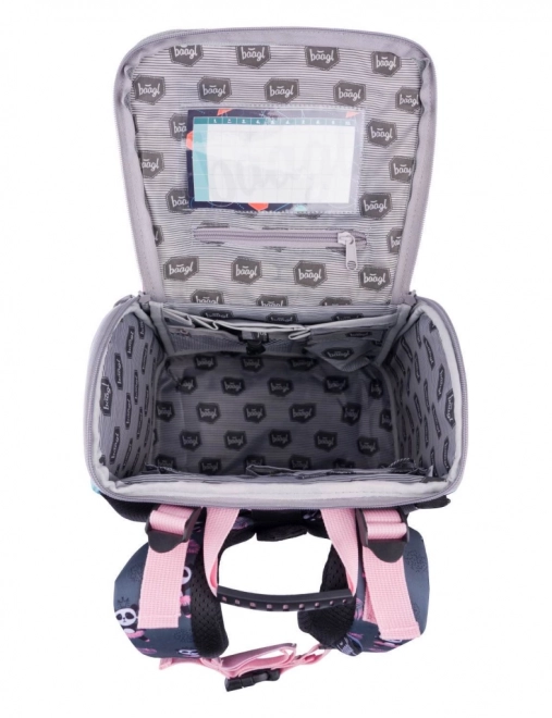 Baagl School Backpack Zippy Panda