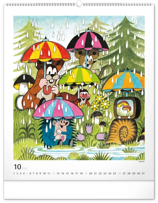 Wall Calendar Mole Adventures 2025