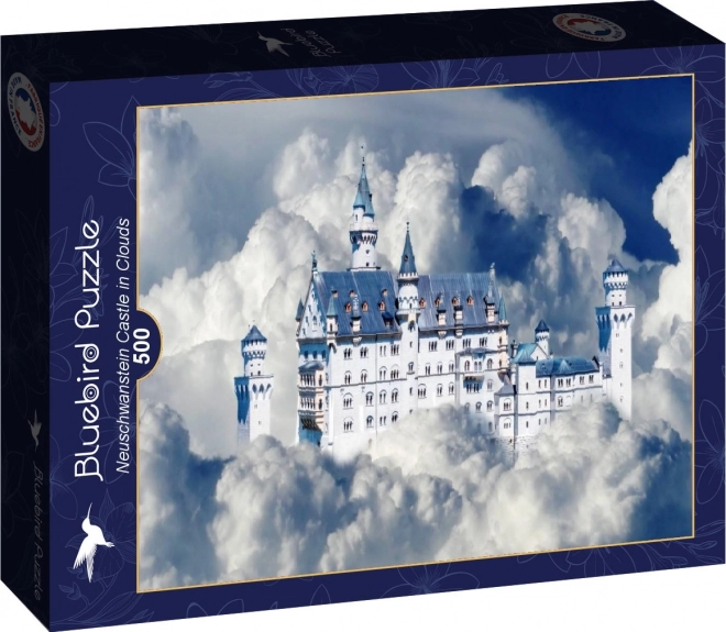 Bluebird Puzzle Neuschwanstein Castle in the Clouds 500 Pieces