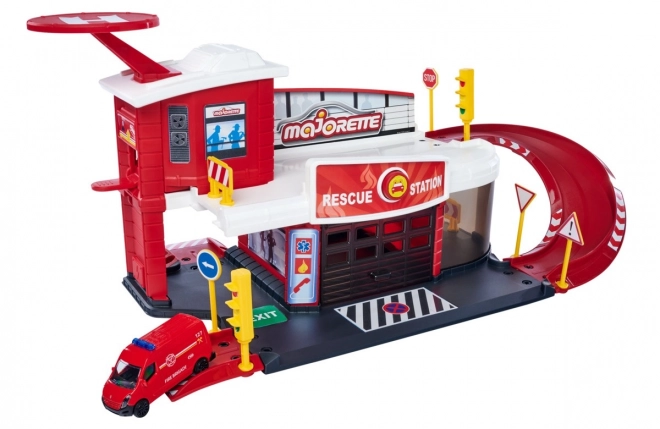 Majorette Creatix Rescue Station with Vehicle