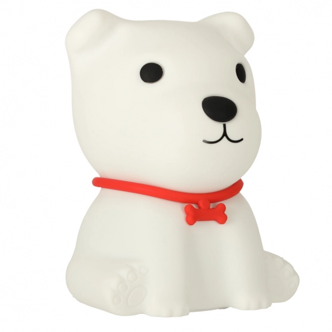 Silicone Night Light for Kids - White Puppy