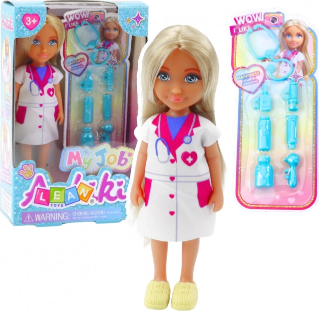 Mini Doll Doctor with Medical Accessories