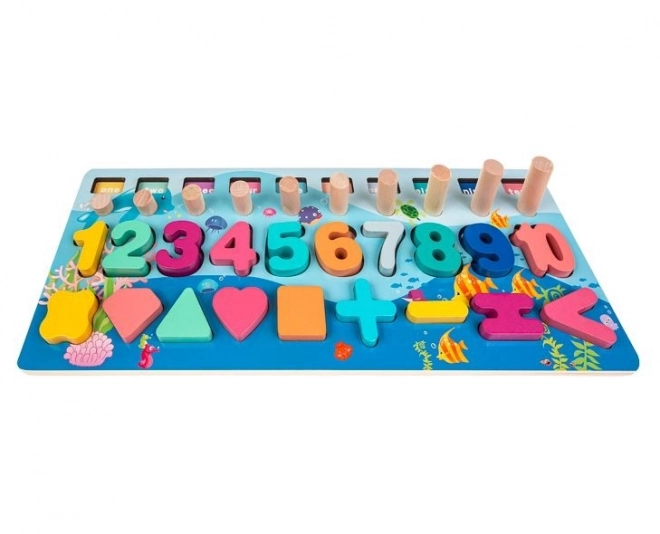 Wooden Montessori Puzzle Numbers