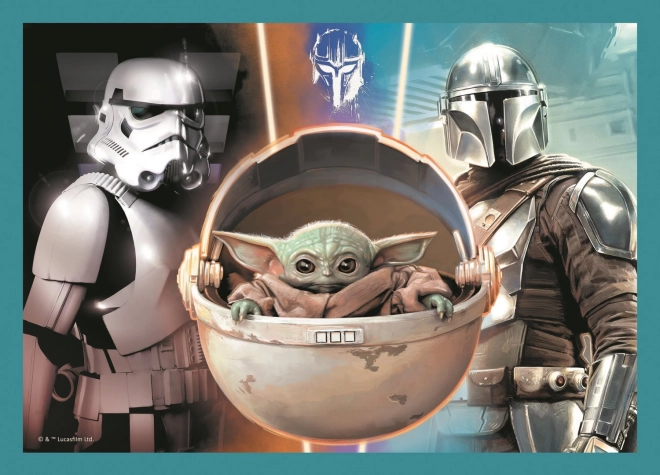 Star Wars The Mandalorian Progressive Puzzle Set