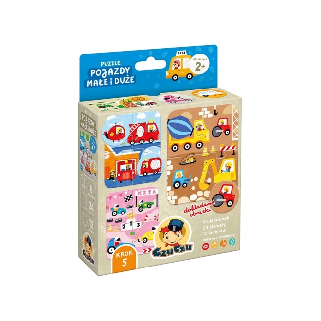 Puzzle Cars Small and Large