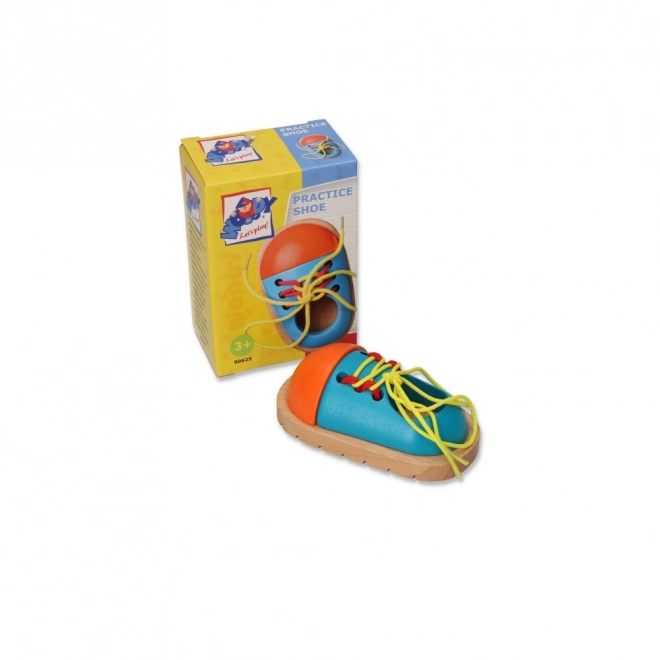 Wooden Shoe Lacing Toy