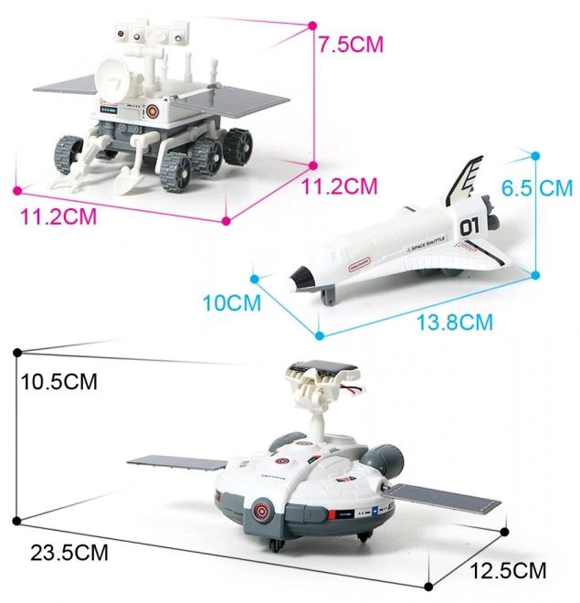 3-in-1 Solar Space Exploration Fleet