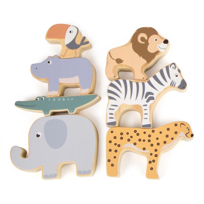 Small Foot Stacking Safari Animals