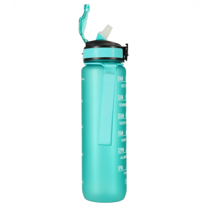 Motivational Water Bottle with Straw and Handle