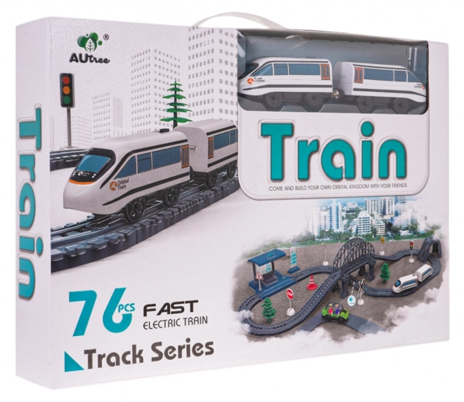 Train Station Set and Accessories 76 Pieces