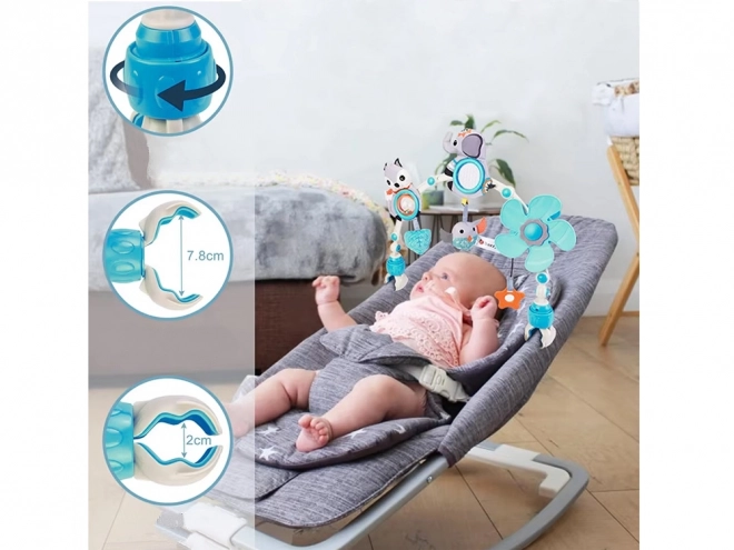 Interactive Sensory Crib Mobile For Infants