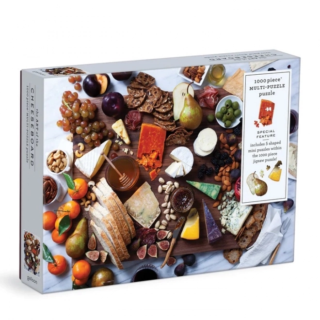 Galison Cheese Tasting Board 1000-Piece Puzzle