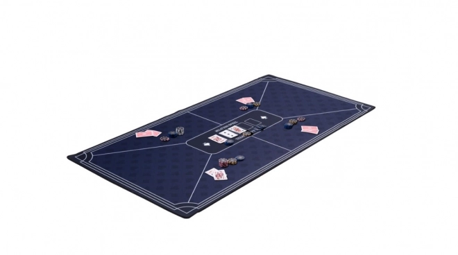 Poker Mat Blue 118 x 59 cm