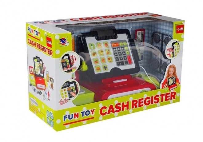 Touchscreen Toy Cash Register with Accessories
