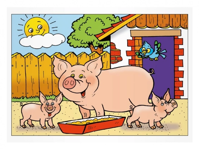 Coloring Book for Kids - Farm Animals