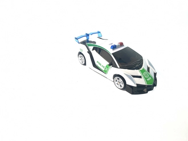 Transforming Police Robot Car