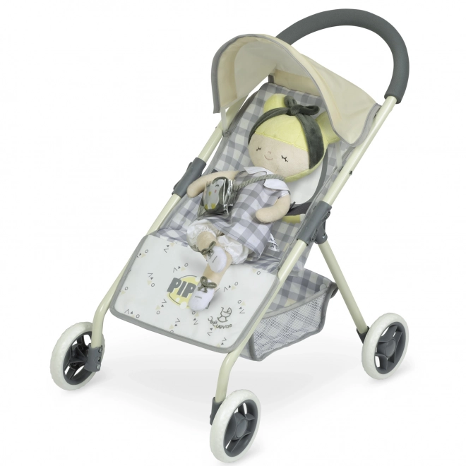 Sport Stroller for Dolls with Plush Doll PIPO