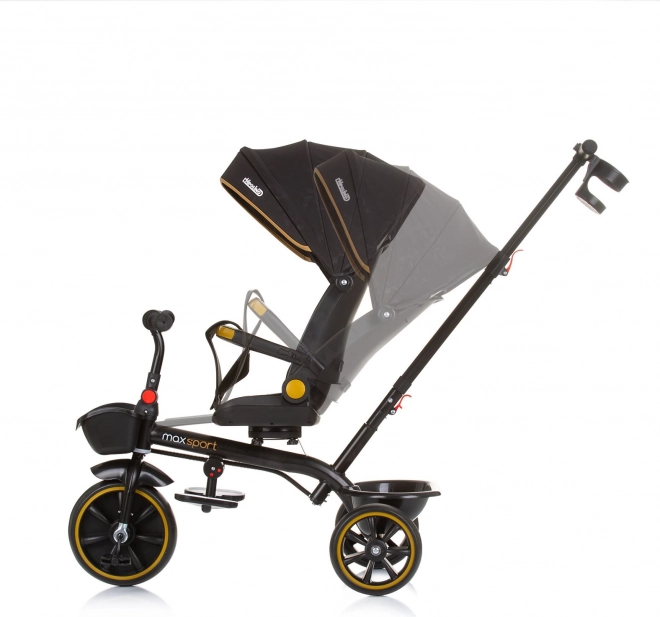 Chipolino Tricycle with Canopy Max Sport 2-in-1 Obsidian