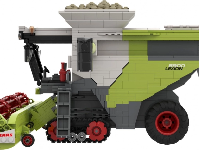 Construction Kit Brixies Plus Claas Lexion 8900 Terra Trac with Trailer