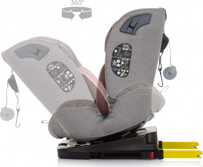 Chipolino Car Seat X Factor i-Size Flamingo