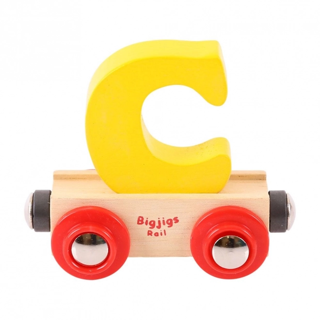 Wooden Alphabet Wagon - Letter C