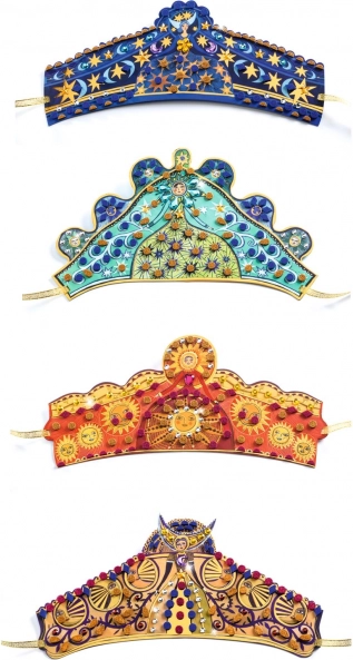 DIY Glittering Crowns DJECO