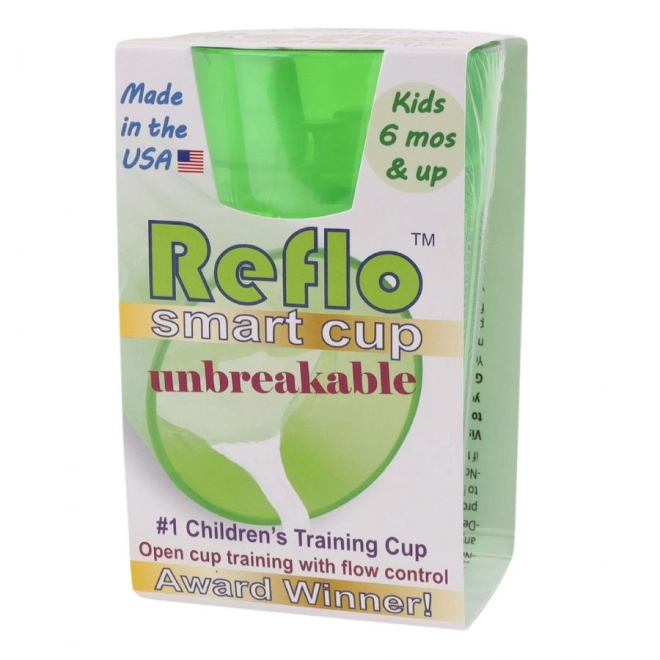 Reflo unbreakable children's training cup green