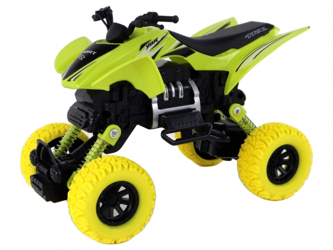 Off-Road Push Quad with Rubber Wheels