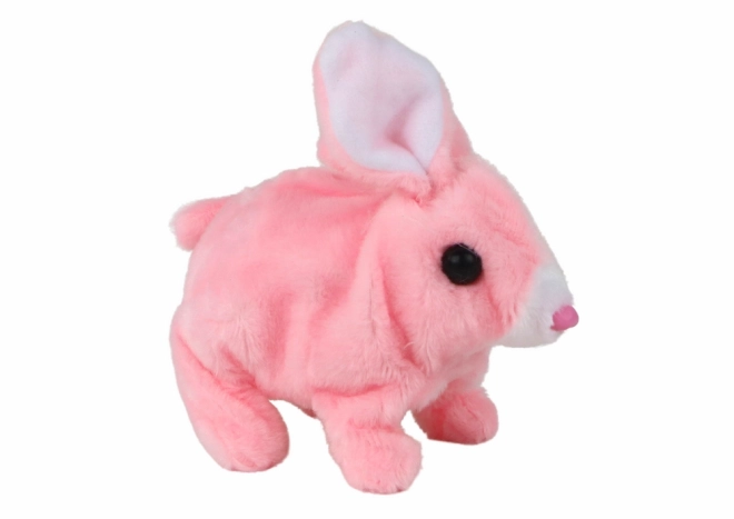 Interactive Walking Pink Bunny Toy