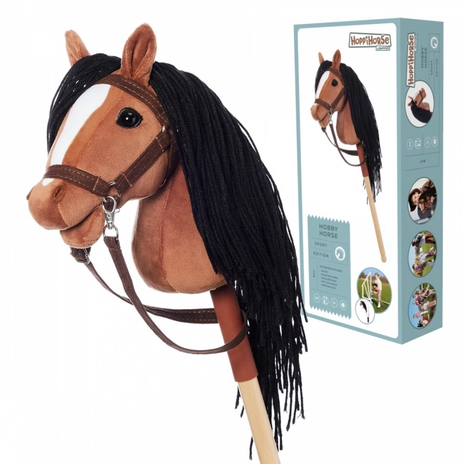 Hobby Horse on Stick Hoppihorse Brown