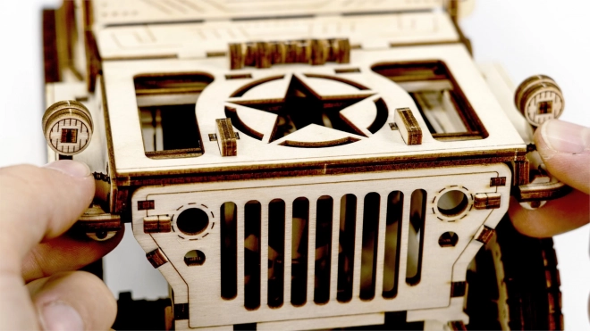 Wooden 3D Puzzle Jeep 4x4