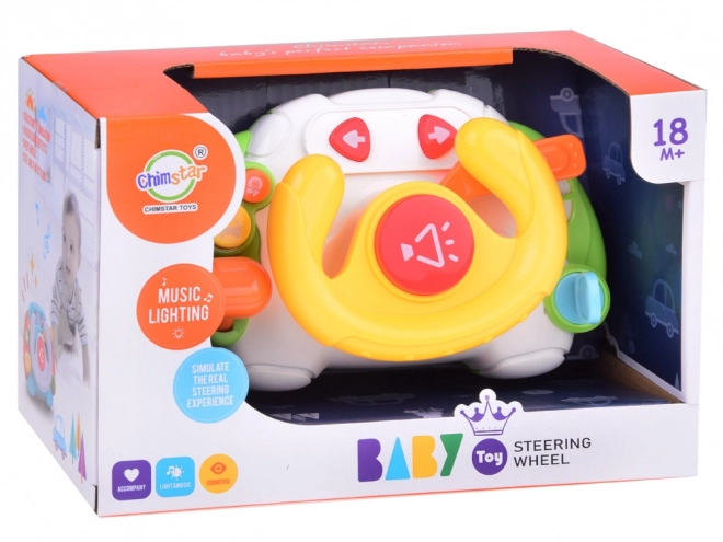 Interactive Sensory Steering Wheel Toy for Kids