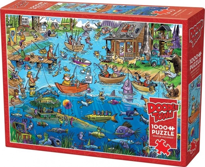 Doodletown Fishing Adventure Puzzle